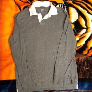 Long sleeve polo shirt